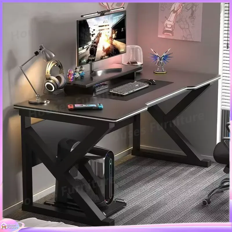 Desk Setup Ergonomics - Scrivania da Gaming in Metallo Cafe,