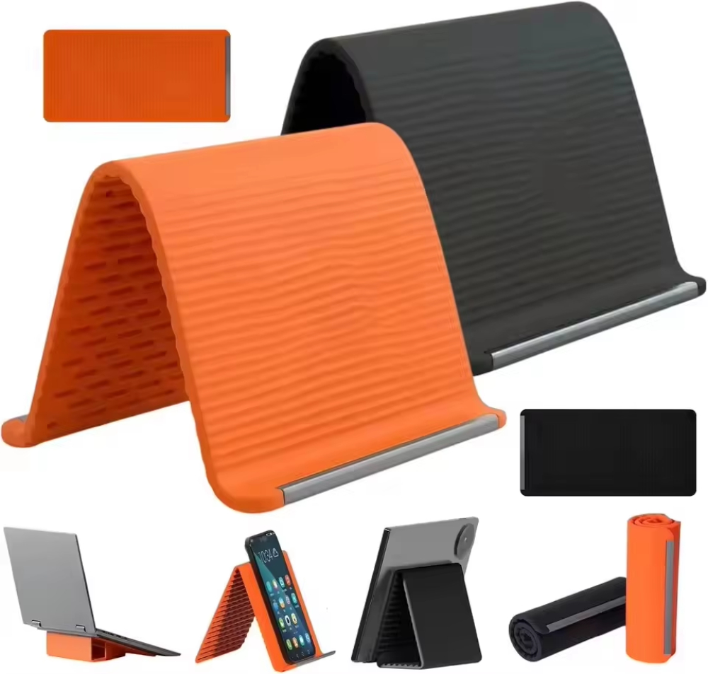 Desk Setup Apple - Supporto per Telefono in Silicone Pieghevole