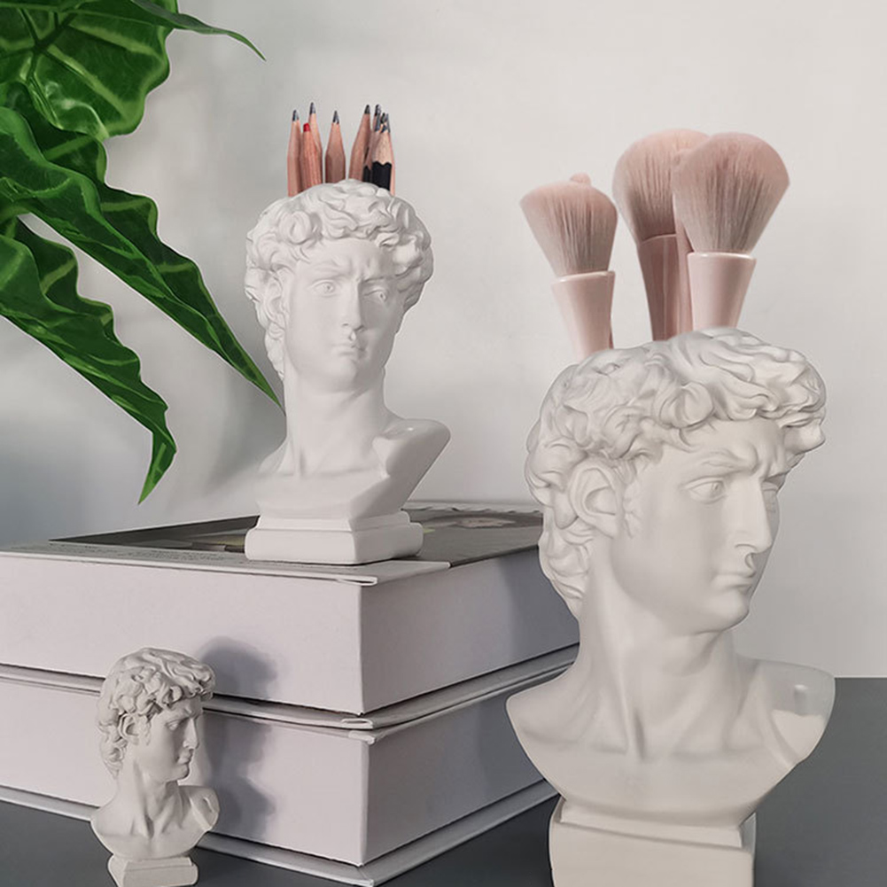 Desk Setup Plant - Portapenne Creativo, Vaso per Fiori, Porta