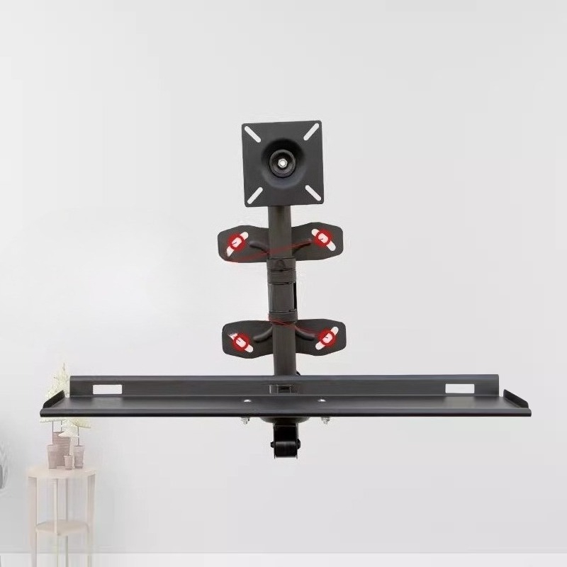 Desk Setup Living Room - Supporto da Parete Regolabile per Tastiera,