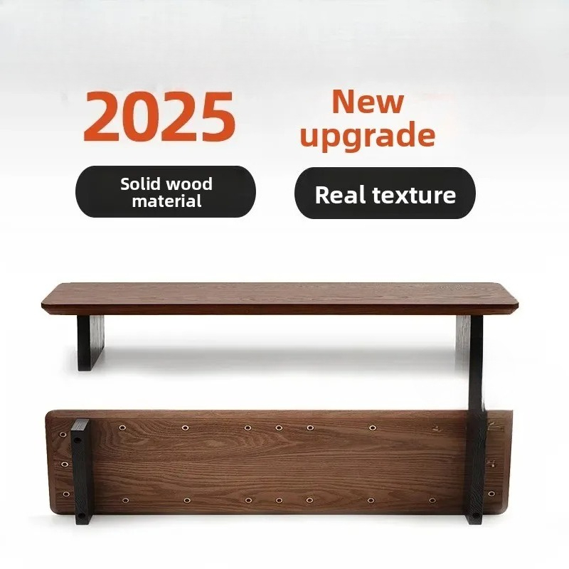 Desk Setup Living Room - Supporto per monitor in legno massello