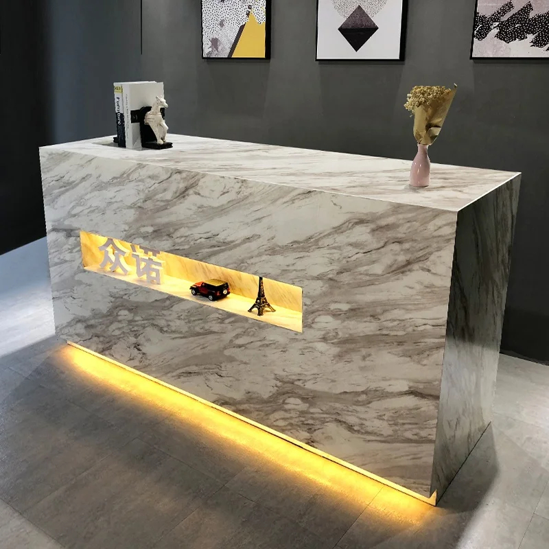 Bancone Reception Moderno e Se - Desk Setup Simple recensione e prezzo