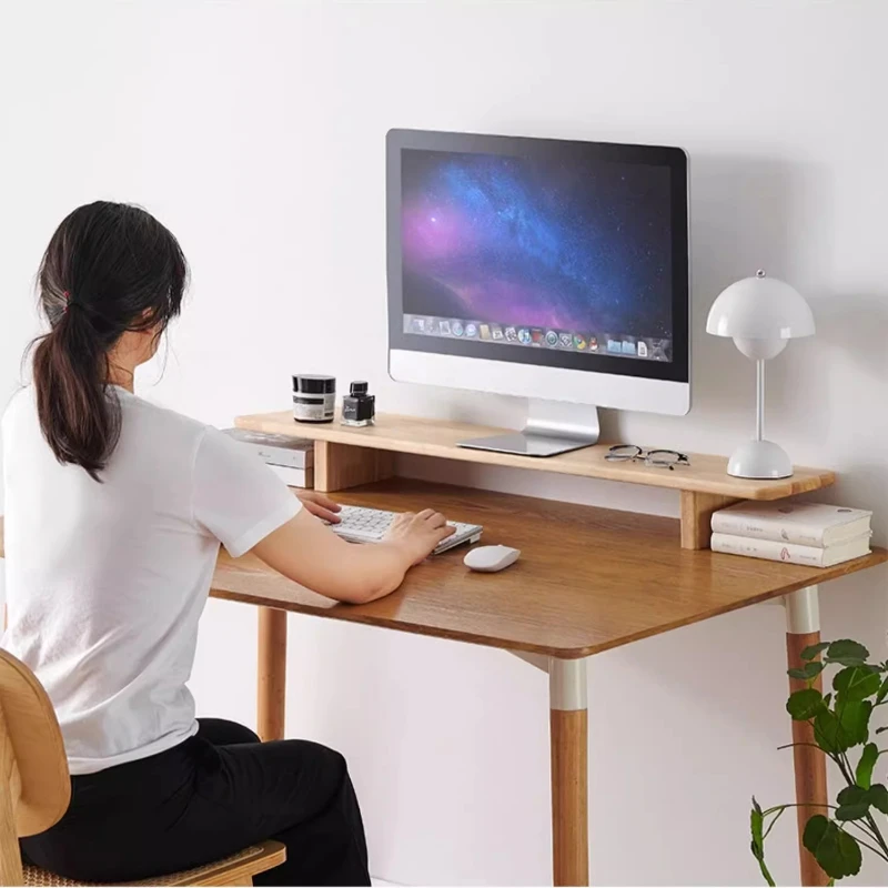 Supporto per Monitor in Legno  - Desk Setup For Laptop And Monitor recensione e prezzo