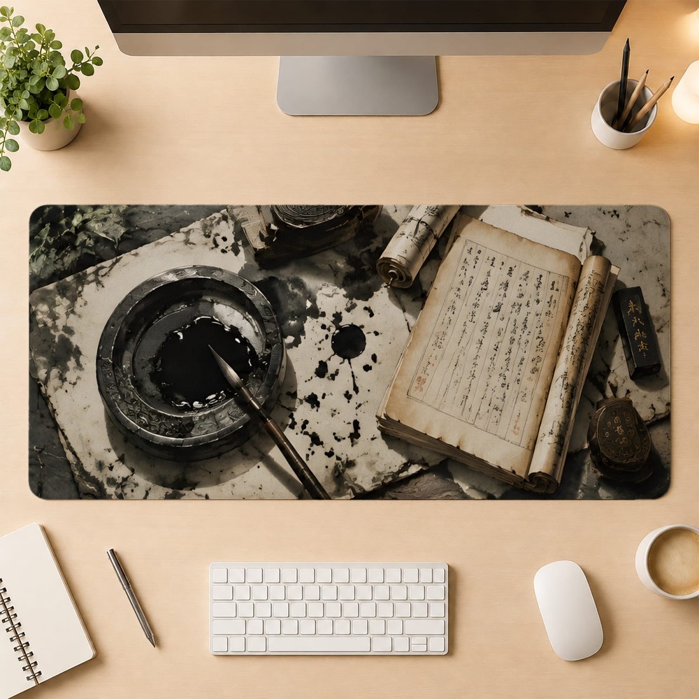 Calligrafia cinese retrò, base - Desk Setup Simple recensione e prezzo