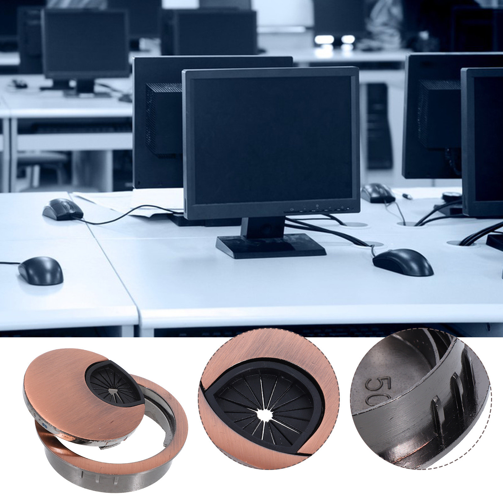 Passacavo Rotondo per Scrivani - Desk Setup Simple recensione e prezzo