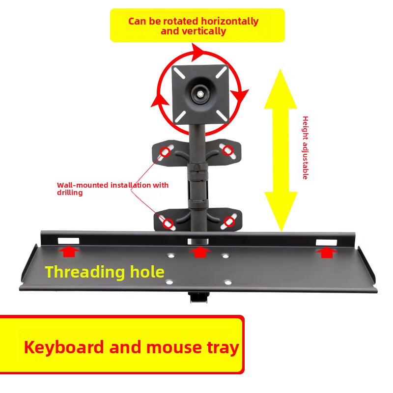 Supporto da Parete Regolabile  - Desk Setup Living Room recensione e prezzo