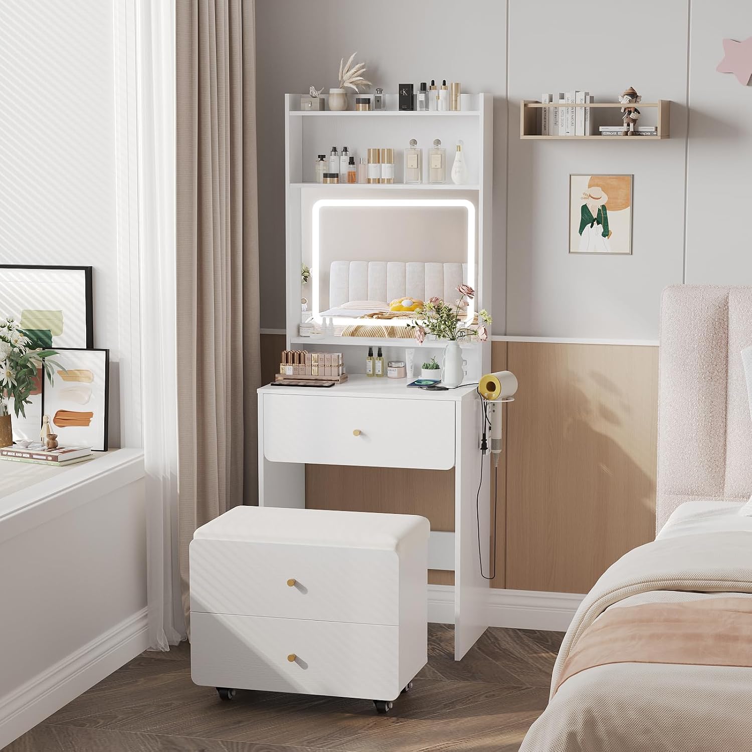 Tavolo da Trucco con Specchio  - Desk Setup Bedroom recensione e prezzo